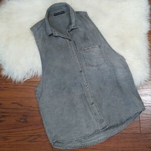 Brandy Melville Acid Wash Racerback Tank